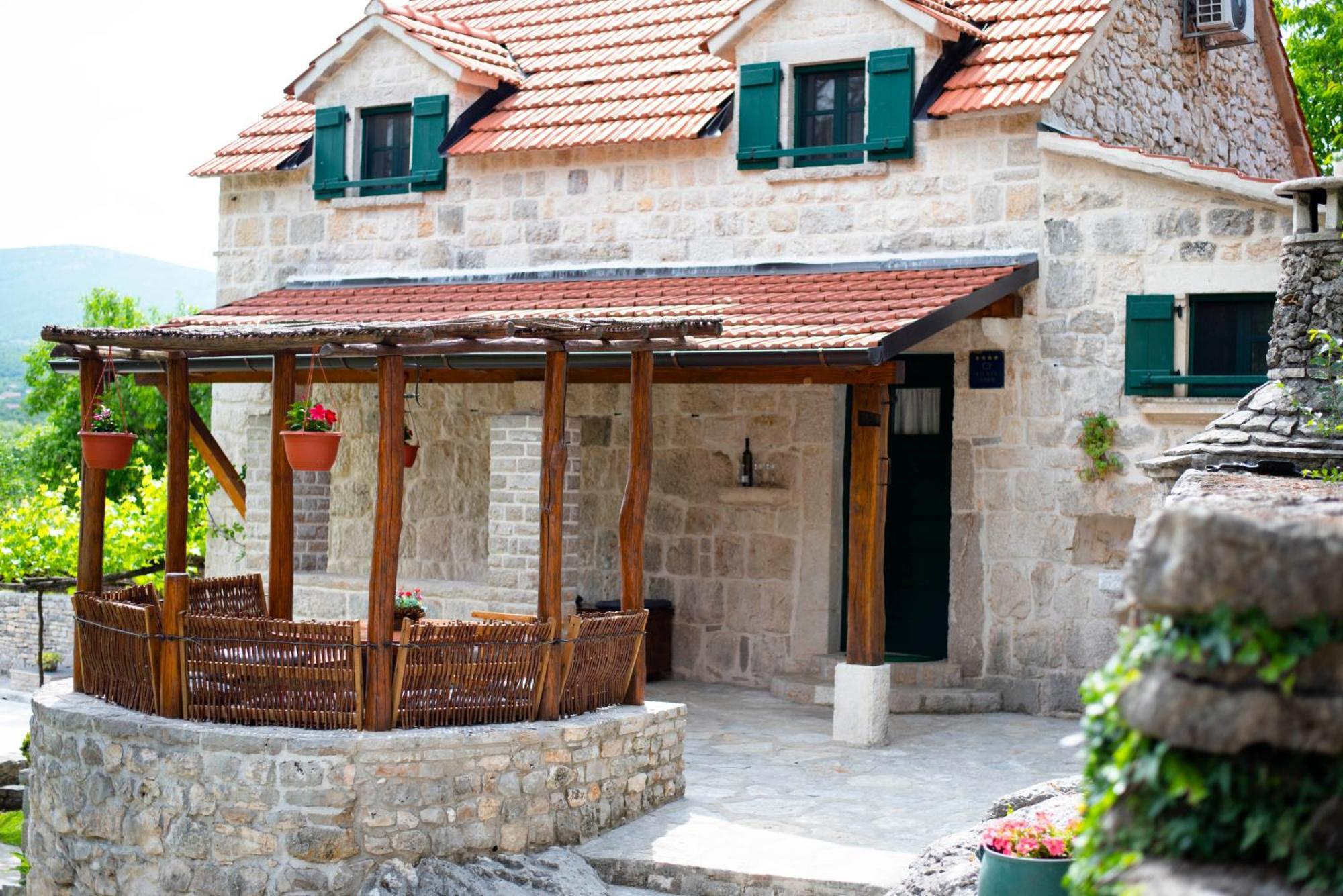 Traditional Villa Juta For 8 People Hrvace 外观 照片